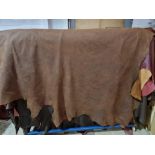 Brown Leather Hide approximately 4.18mÂ² 2.2 x 1.9cm