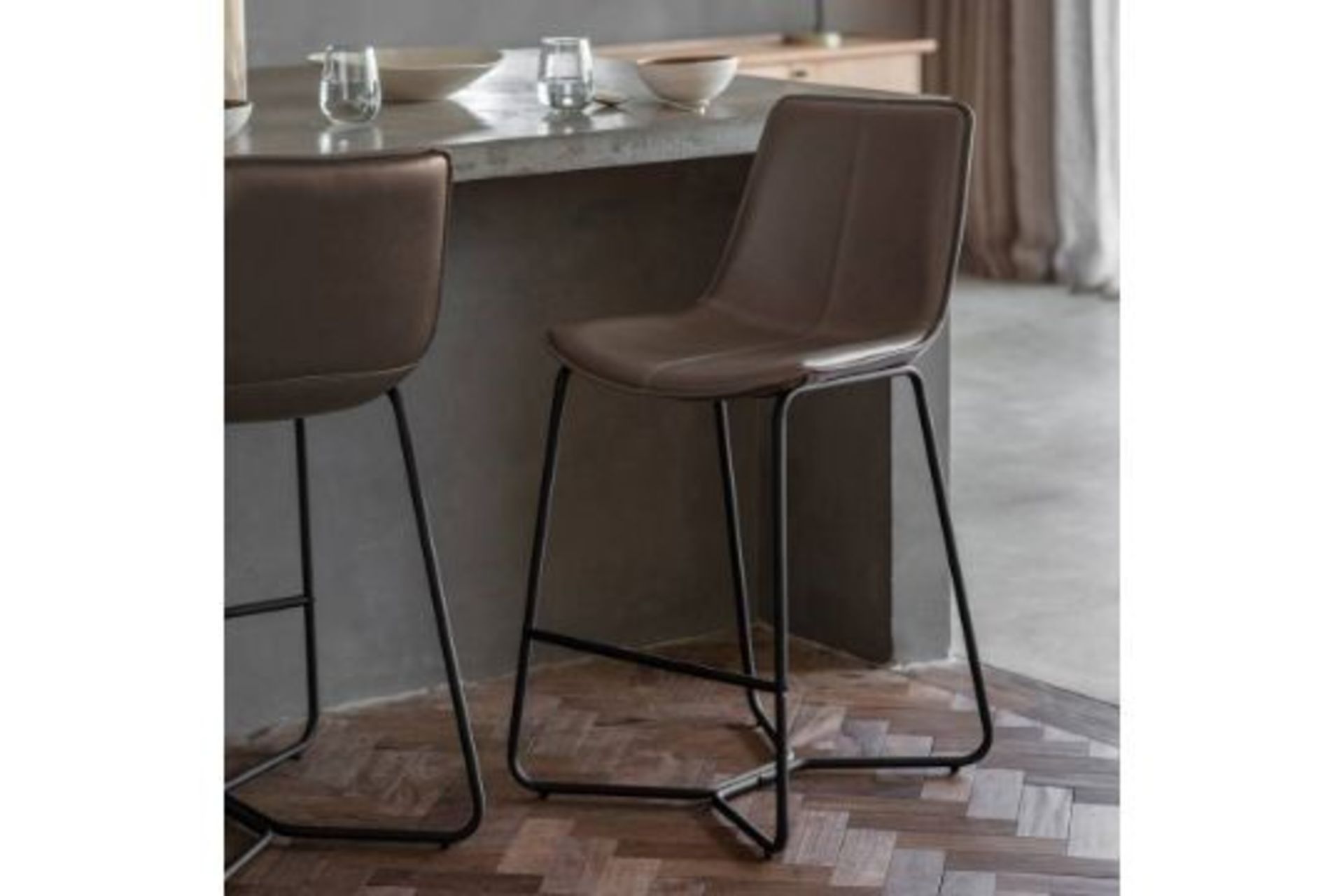 Hawking Bar Stool Grey The Hawking Chair In Ember Is The Ultimate Mi x Of Timeless And - Image 2 of 2