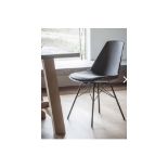 Finchley Dining Chair Black The Finchley Chair Is A Modern Style Dining Chair With A Leather Cushion