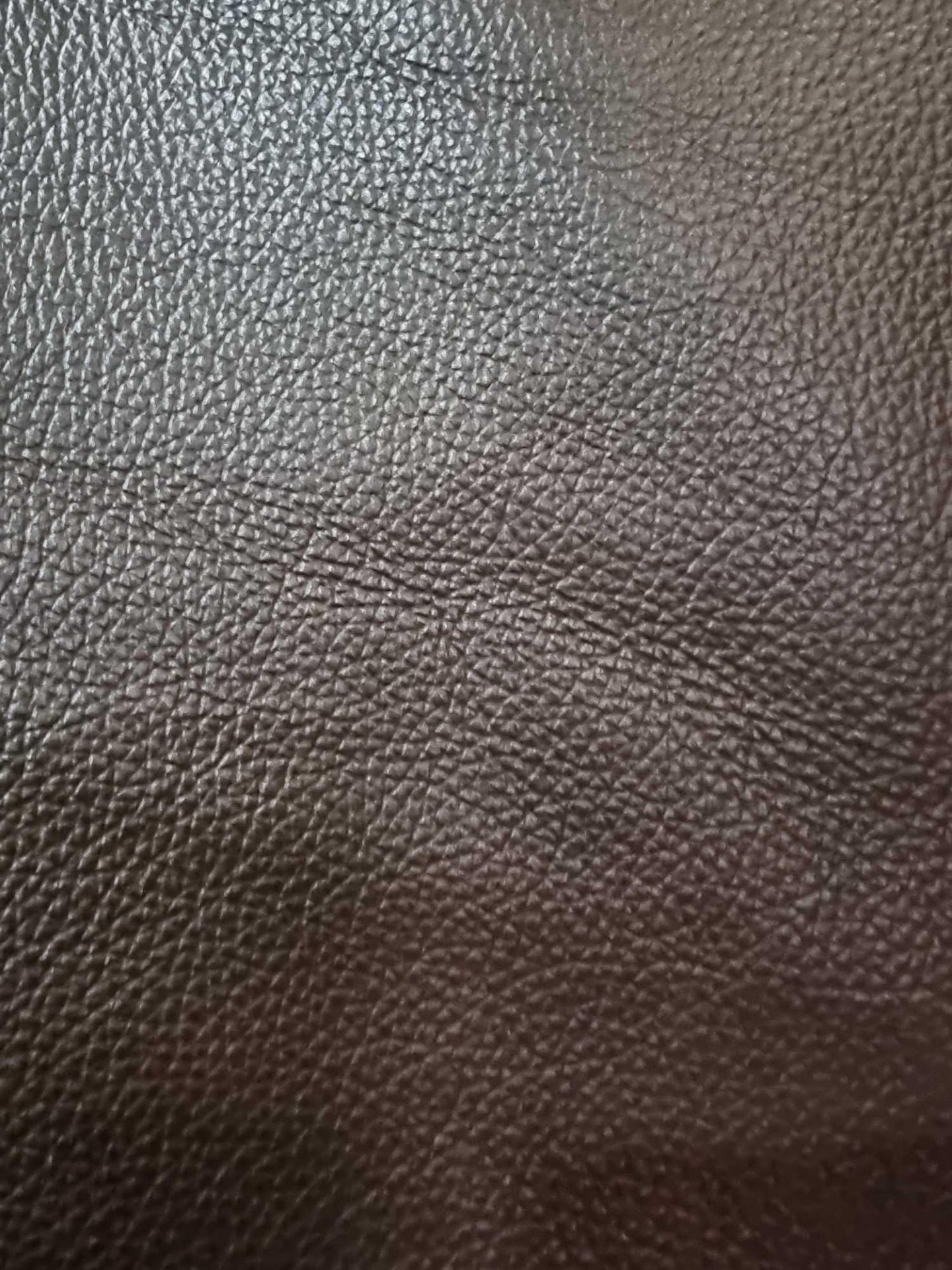 Mastrotto Hudson Chocolate Leather Hide approximately 3.4mÂ² 2 x 1.7cm - Bild 2 aus 2