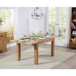 Yateley 130cm Oak Extending Dining Table The Yateley Collection The Yateley collection is elegant