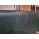 Yarwood Mustang Reef Green Leather Hide approximately 3.78mÂ² 2.1 x 1.8cm