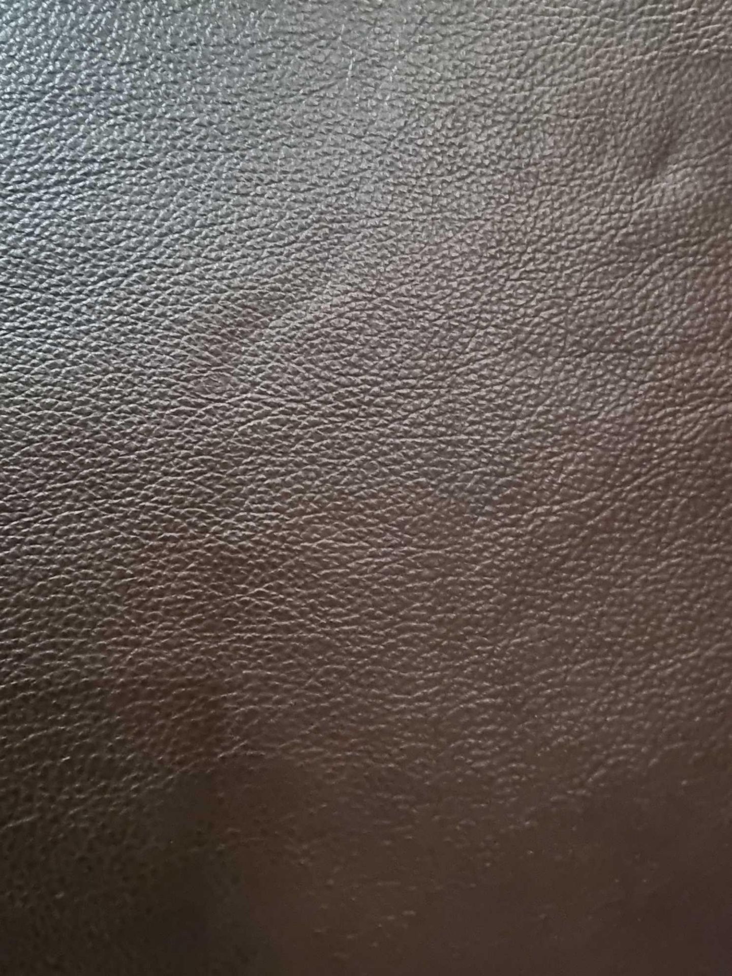 Chocolate Leather Hide approximately 3.78mÂ² 2.1 x 1.8cm - Bild 2 aus 3