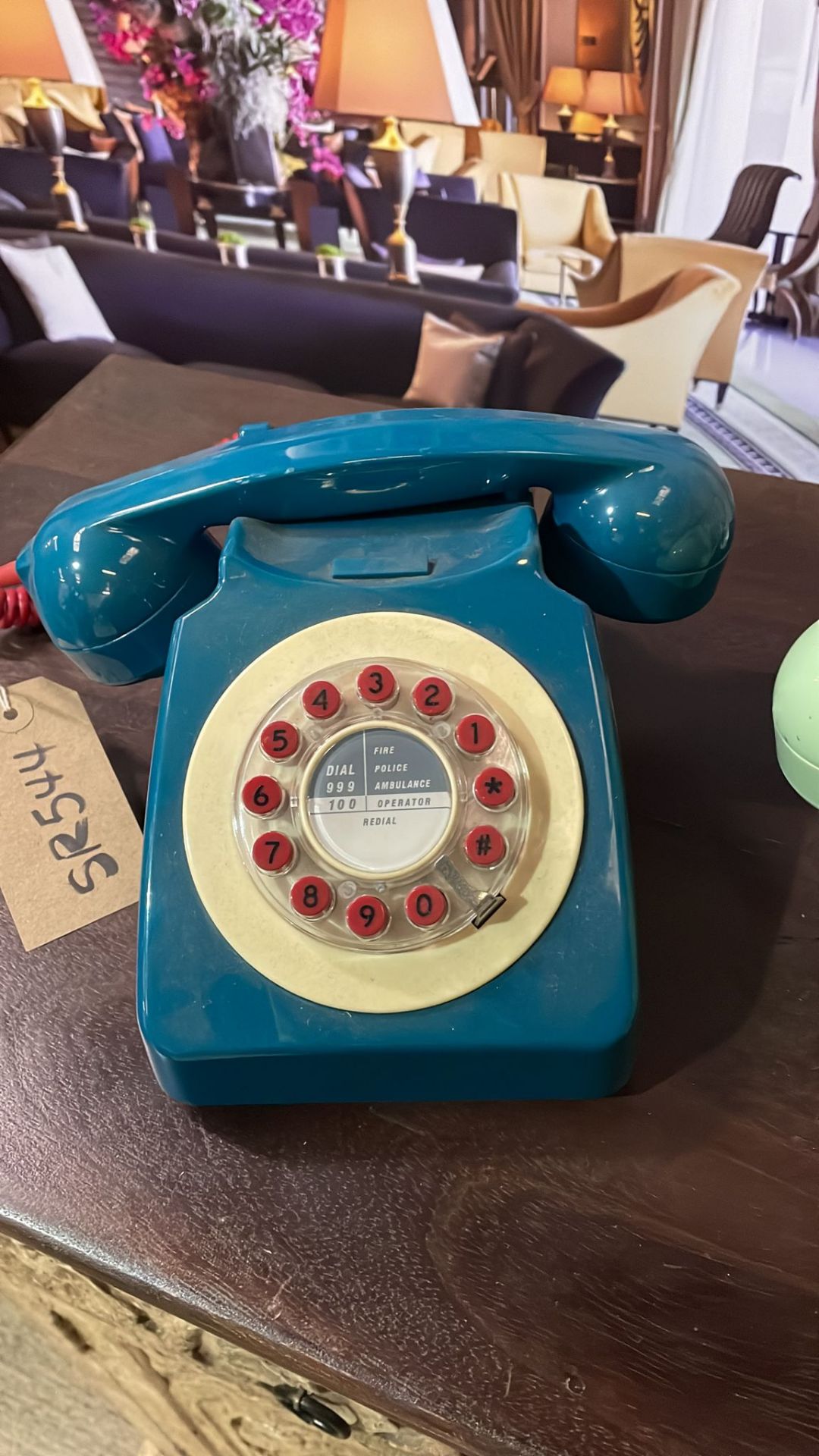 3 x Wild and Wolf Retro GPO 746 Rotary 1970s-Style Retro Landline Telephone, Classic Telephone