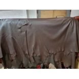 Mastrotto Hudson Chocolate Leather Hide approximately 5.52mÂ² 2.4 x 2.3cm