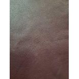 Trim International Dakota Plumb Leather Hide approximately 3.96mÂ² 2.2 x 1.8cm