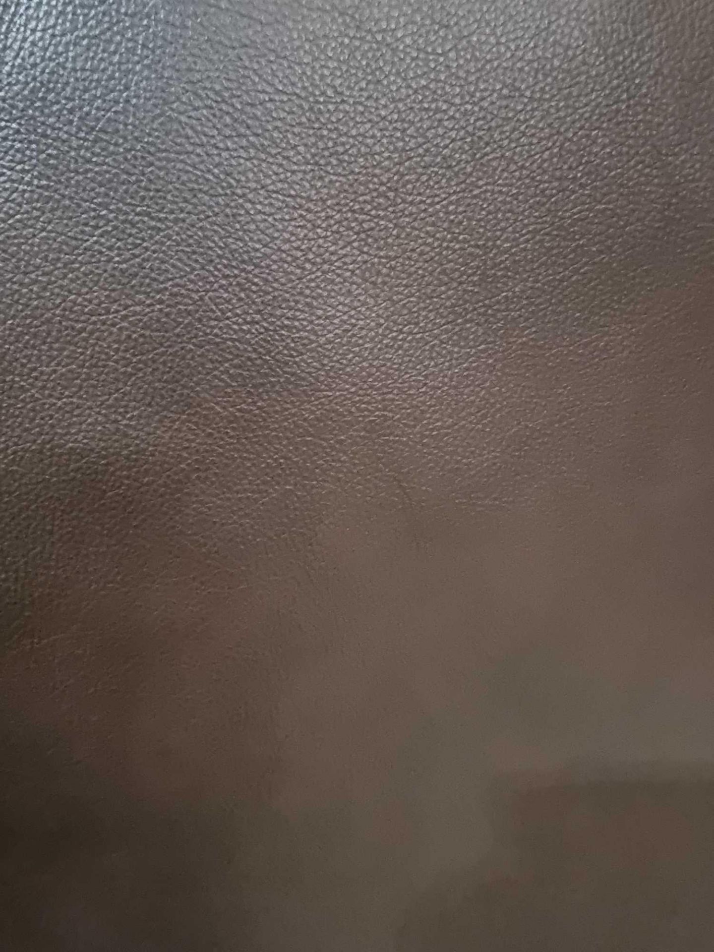 Chocolate Leather Hide approximately 4.2mÂ² 2.1 x 2cm