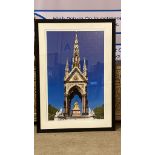 The Albert Memorial London framed and signed limited edition photographic print by Martin Smith