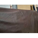 Mastrotto Hudson Chocolate Leather Hide approximately 2.7mÂ² 1.8 x 1.5cm