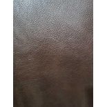 Mastrotto Hudson Chocolate Leather Hide approximately 3.91mÂ² 2.3 x 1.7cm