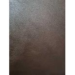 Chocolate Brown Leather Hide approximately 3.23mÂ² 1.9 x 1.7cm