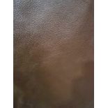 Chocolate Leather Hide approximately 4.8mÂ² 2.4 x 2cm