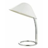 The Lighting Studio Portabello Task Lamp Polished Chrome Finish & White Shade 25 x 35cm (POR4050/