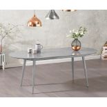 Olivia Extending Light Grey High Gloss Dining Table Olivia Collection The Olivia collection of