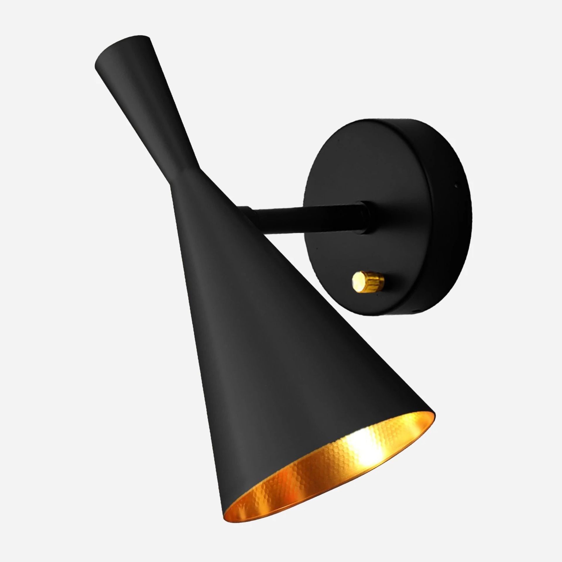 Funk Wall Light Balck A sleek range for contemporary living, The Funk Wall Light is inspired by