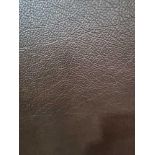 Mastrotto Hudson Chocolate Leather Hide approximately 4.75mÂ² 2.5 x 1.9cm