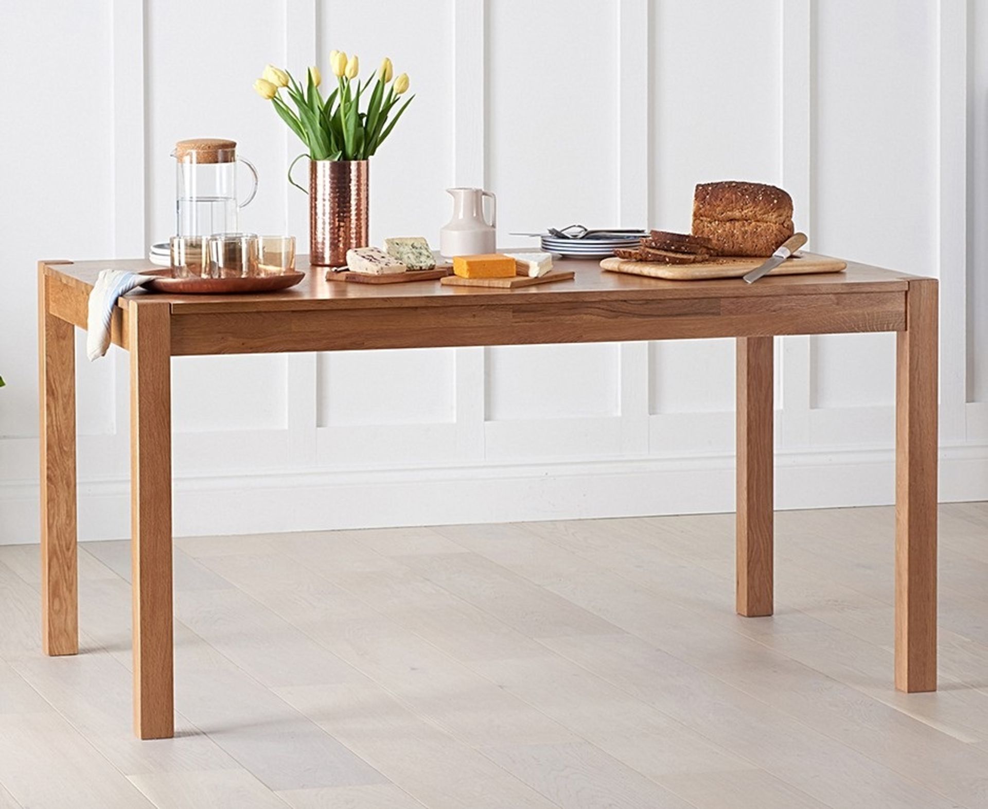 Oxford Solid Oak 150cm Dining TableOxford Collection The Oxford collection, exhibiting classic,