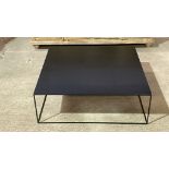 Black Steel Square coffee table Sleek & sophisticated, minimal & modular. Powder-coated black