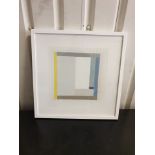 March Square By Emma Lawrenson Limited Edition 1 Of 20 Framed Art 53 x 53cm (ST49)