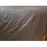 Chocolate Leather Hide approximately 3.8mÂ² 2 x 1.9cm