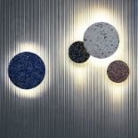 Terrazzo Black Wall Light Simple and uncluttered. The terrazzo wall lamp produces a charming