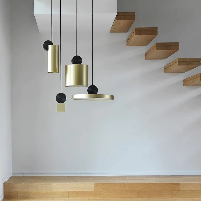 Lola V4 Round LED Pendant Light a carefully crafted pendant of geometric shapes, each in their own