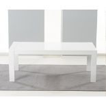 Venice 200cm White High Gloss Extending Dining Table White, simple and sophisticated, the Venice