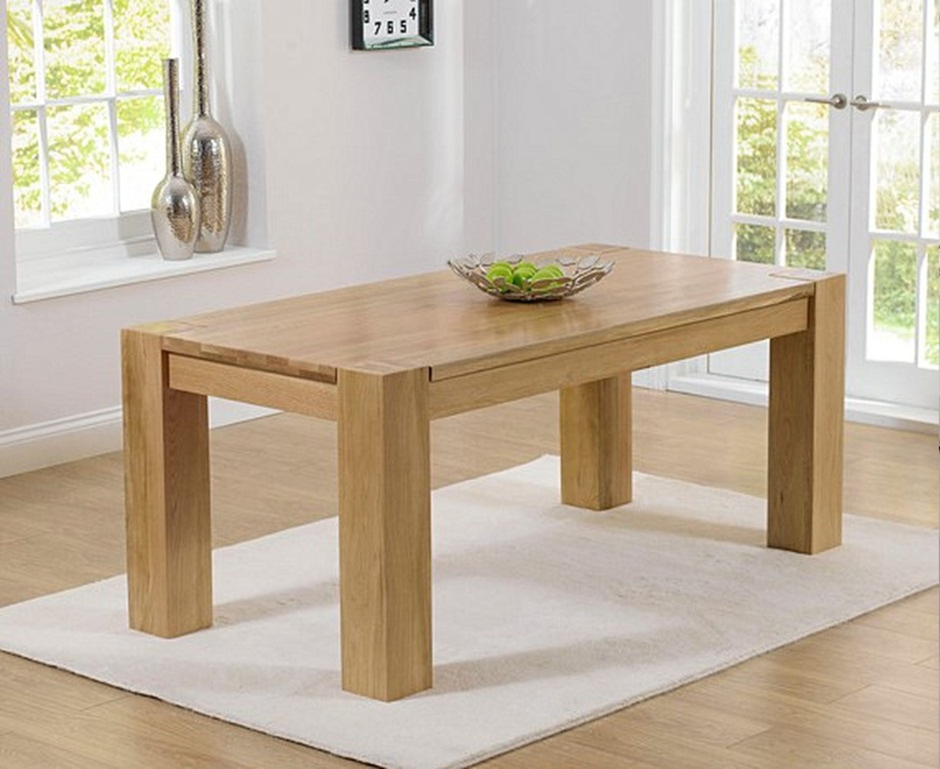 Thames 220cm Oak Dining TableThames Collection Made of sturdy oak and sporting, broad, elegant legs,