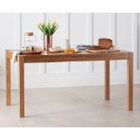 Oxford Solid Oak 150cm Dining Table The Oxford collection, exhibiting classic, timeless design and