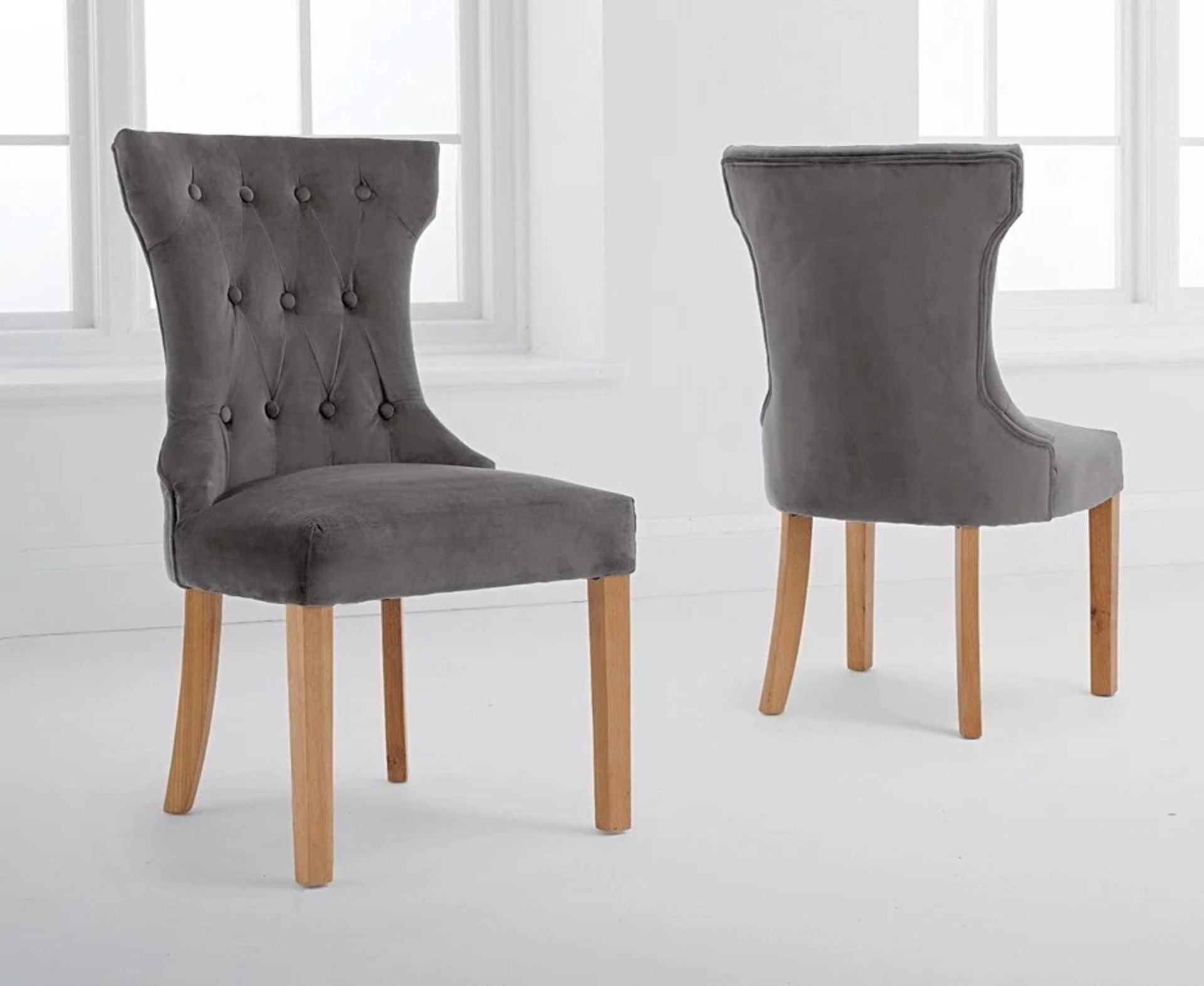 Camille Grey Velvet Chair The Camille collection exudes high-end style, worthy of any fashionable