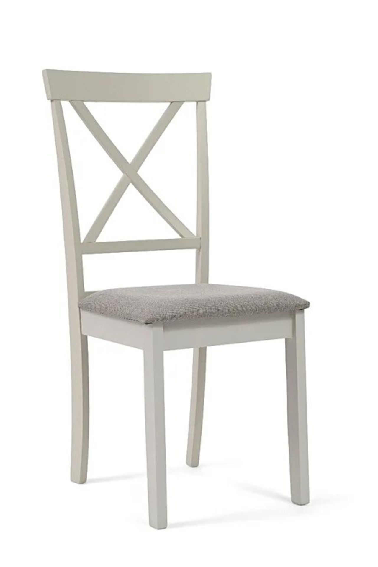 A set of 2 x Epsom Oak Dining ChairWith grey Fabric Seat Epsom collection features a charming