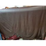 Dark Chocolate (551) Leather Hide approximately 5.98mÂ² 2.6 x 2.3cm ( Hide No,91)