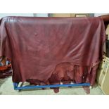 Palazzo Grenadine Leather Hide approximately 3.99mÂ² 2.1 x 1.9cm ( Hide No,42)