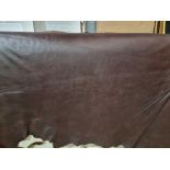 Chocolate Leather Hide approximately 3.6mÂ² 2 x 1.8cm ( Hide No,189)