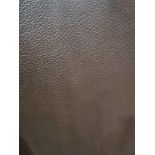 Chocolate 454 Leather Hide approximately 3.74mÂ² 2.2 x 1.7cm ( Hide No,140)