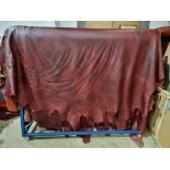 Palazzo Grenadine Leather Hide approximately 5.06mÂ² 2.3 x 2.2cm ( Hide No,44)