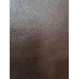 Dark Chocolate Leather Hide approximately 4.18mÂ² 2.2 x 1.9cm ( Hide No,126)