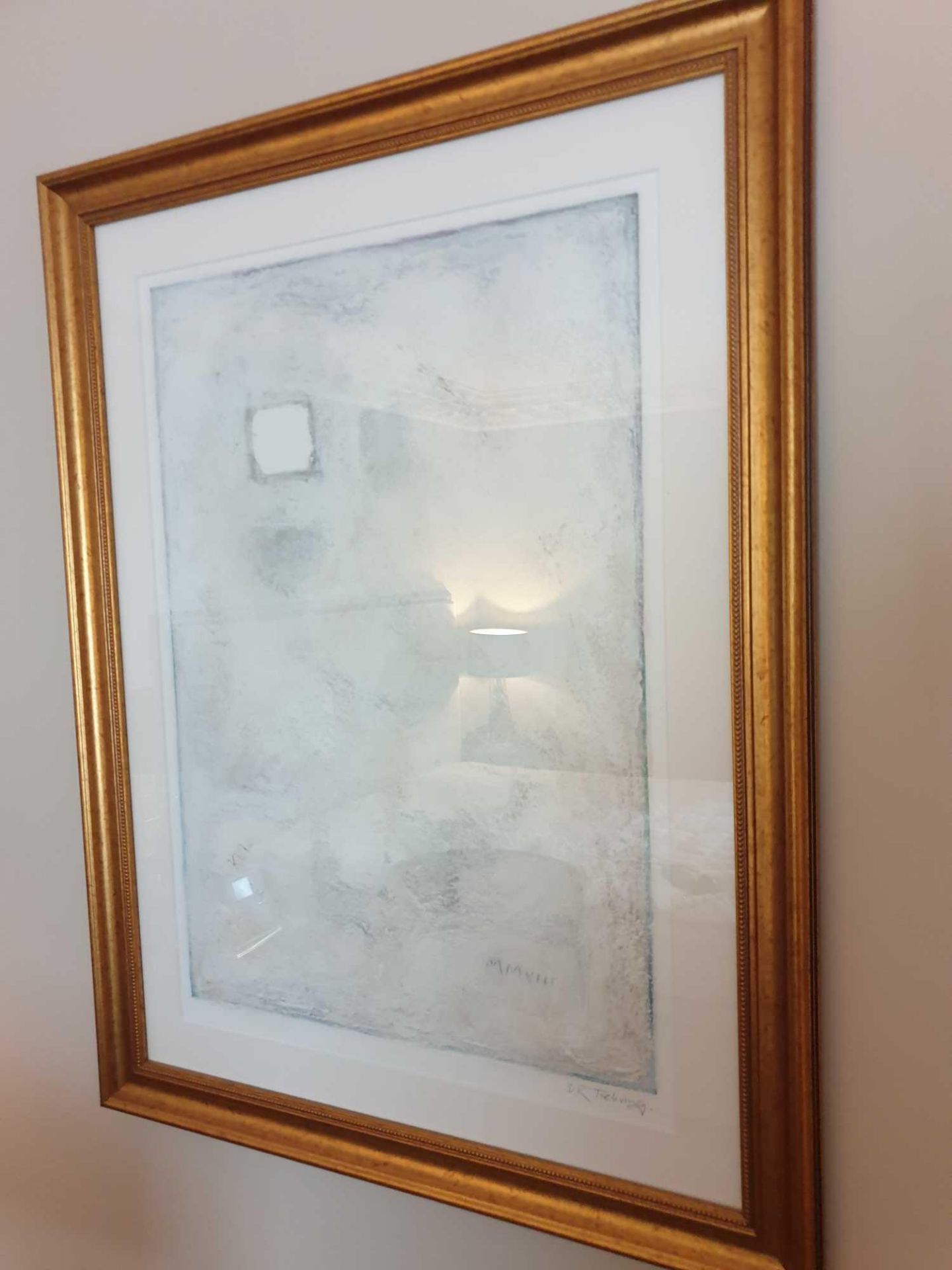 Deborah Treliving (English) Original Abstract Print Signed And Framed 60 x 80cm