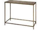 Foxed Console Table- A Stylish Table Crafted With Hand Applied Gilt Leaf And Bronze Fo x ed Glass