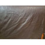 Chocolate Leather Hide approximately 3.8mÂ² 2 x 1.9cm ( Hide No,174)