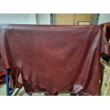 Palazzo Grenadine Leather Hide approximately 5.5mÂ² 2.5 x 2.2cm ( Hide No,55)