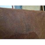 Wallis Dakota Leather Hide approximately 3.6mÂ² 2 x 1.8cm ( Hide No,245)