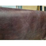 Chestnut Leather Hide approximately 3.99mÂ² 2.1 x 1.9cm ( Hide No,239)