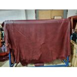 Palazzo Grenadine Leather Hide approximately 3.96mÂ² 2.2 x 1.8cm ( Hide No,56)