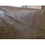 Yarwood Mustang Moss Leather Hide approximately 4.62mÂ² 2.2 x 2.1cm ( Hide No,209)