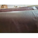 Mastrotto Hudson Chocolate Leather Hide approximately 3.78mÂ² 2.1 x 1.8cm ( Hide No,253)