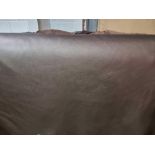 Chocolate Leather Hide approximately 2.64mÂ² 2.2 x 1.2cm ( Hide No,177)