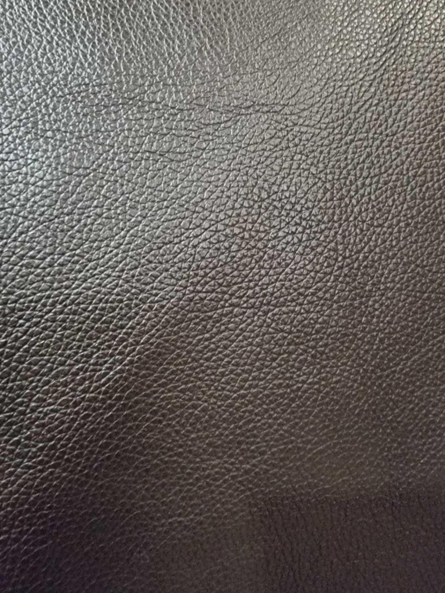 Mastrotto Hudson Chocolate Leather Hide approximately 3.8mÂ² 2 x 1.9cm ( Hide No,168)