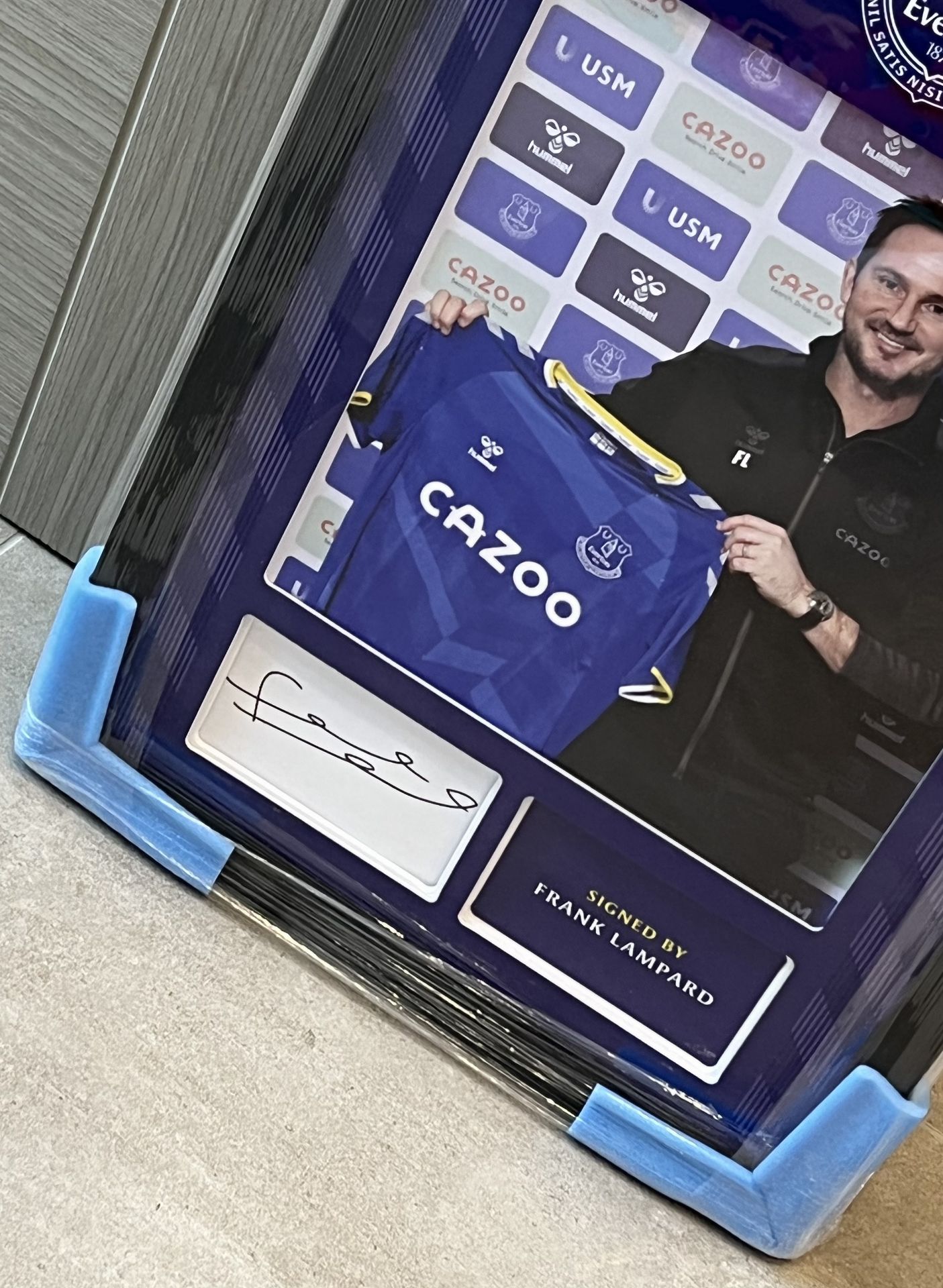 Authentic hand signed display of English National footballer Frank Lampard OBE , managing Everton - Image 2 of 5