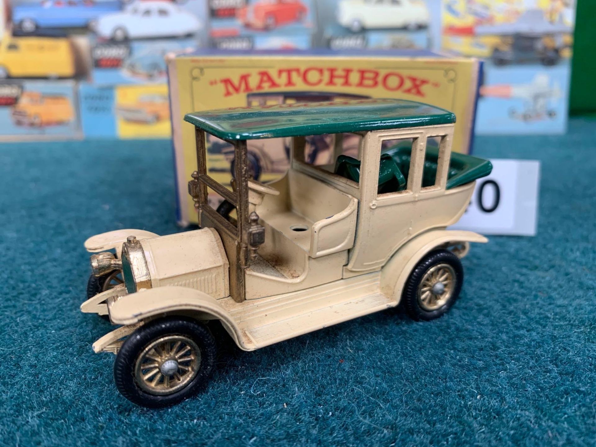 Matchbox Diecast Models Of Yesteryear #Y-3 1910 Benz Limousine In Box - Image 2 of 4